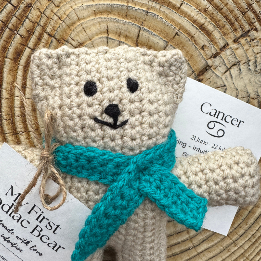 My First Zodiac Bear | Handmade Teddy | Star Sign theme