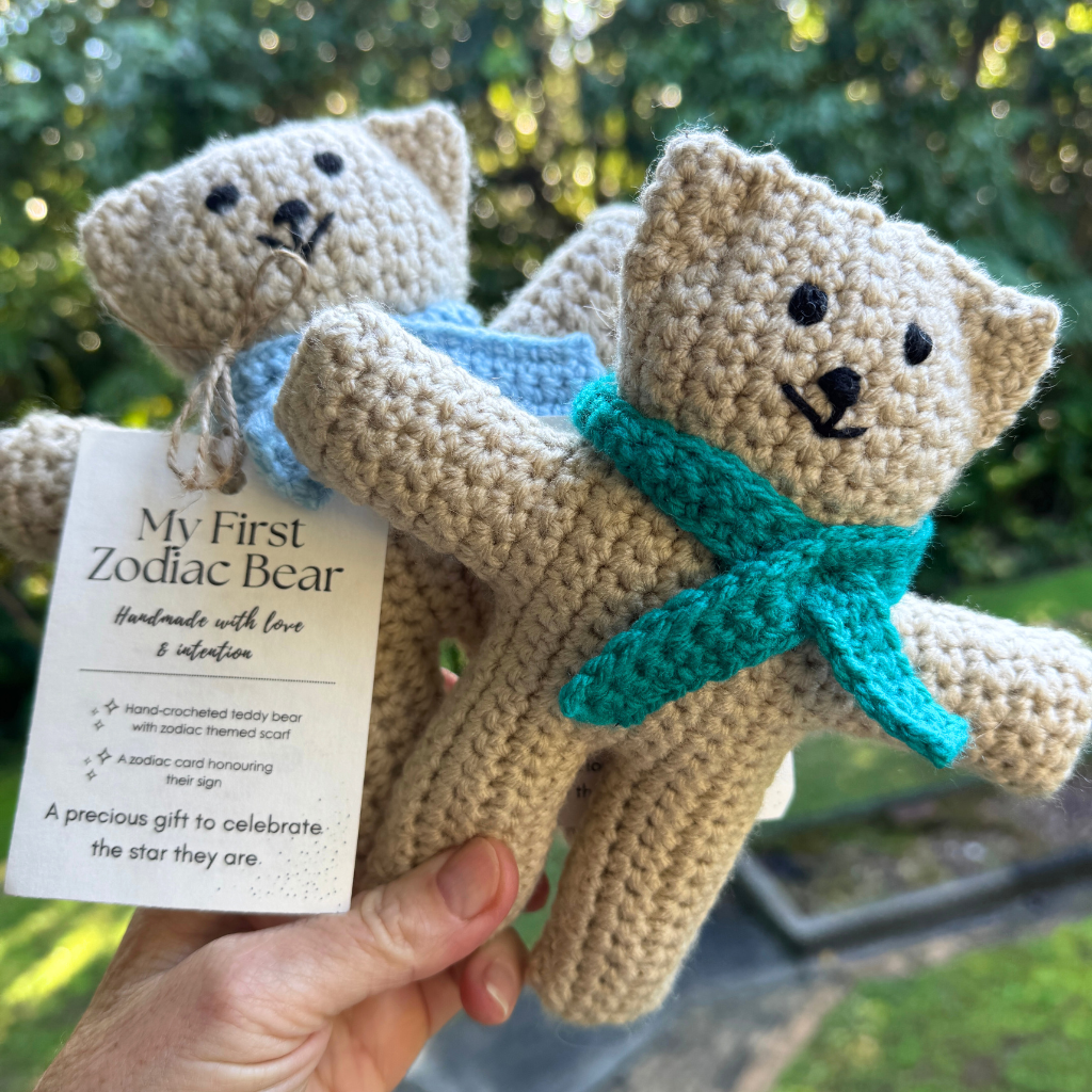 My First Zodiac Bear | Handmade Teddy | Star Sign theme