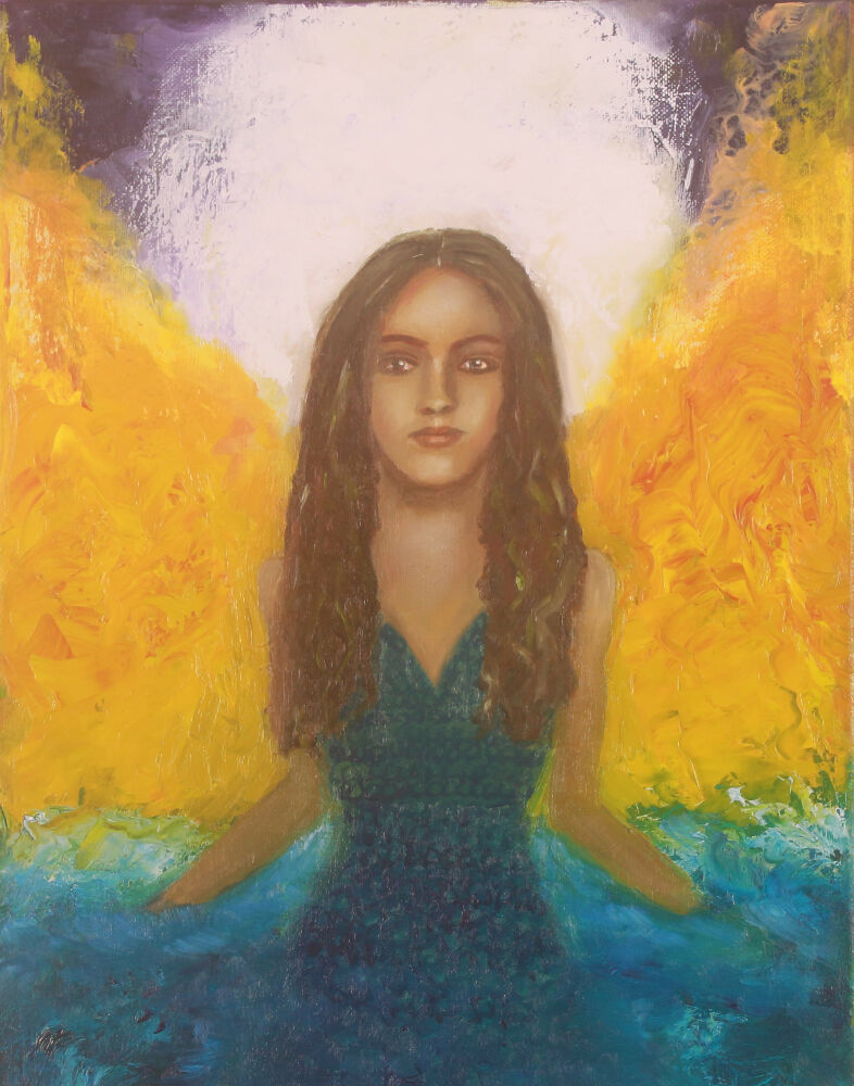 Divine Feminine Art Angel of Transformation