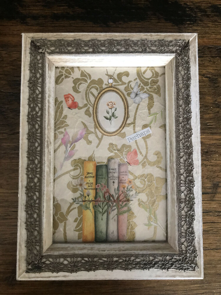 Framed Collage Art ~ "Hello Vintage"