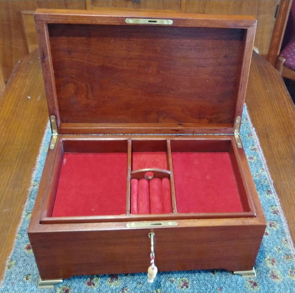 Large Old Growth Australian Red Cedar Jewelry Box