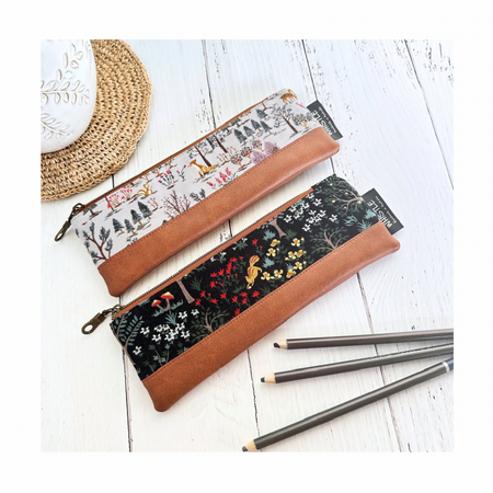 Slimline Pencil Cases - Woodland Scene