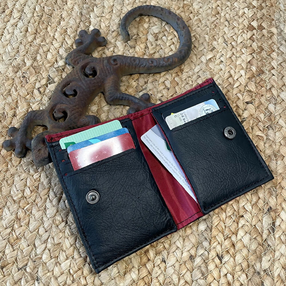 Australian-artist-handmade-wallet-black-red- leather-10