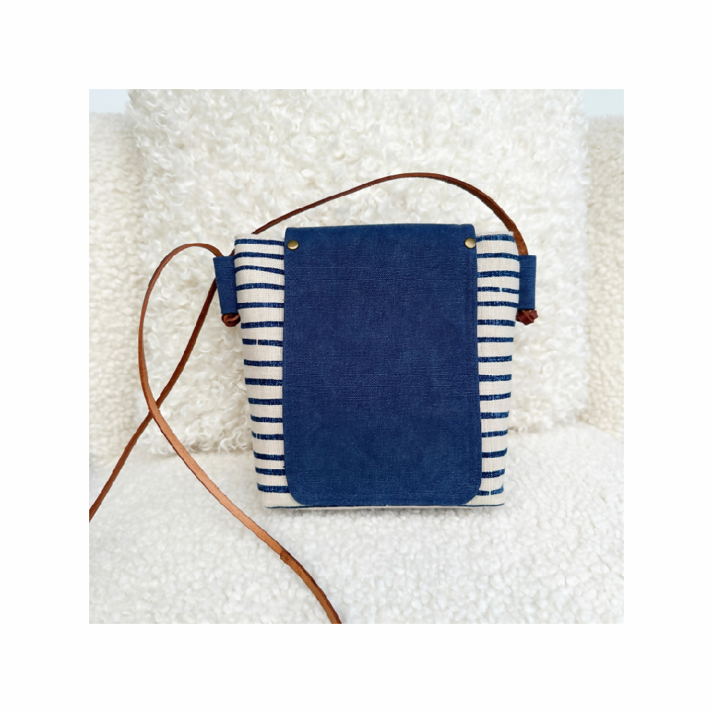 Sweet Lila Crossbody Bag - Navy Stripe