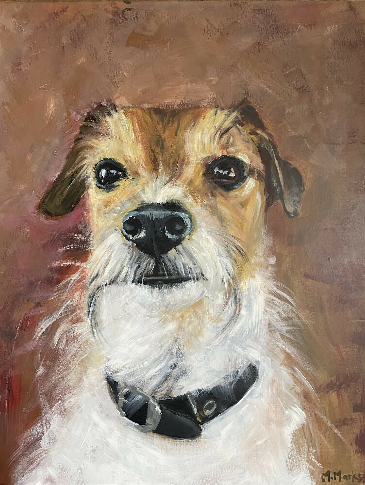 jack russell intense acrylic