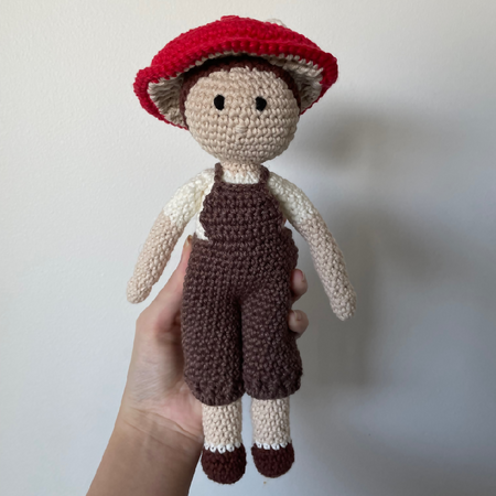Mushroom Friend | Handmade Crochet Toy