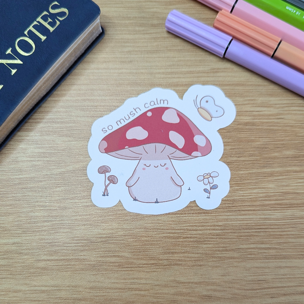 so mush calm sticker 2