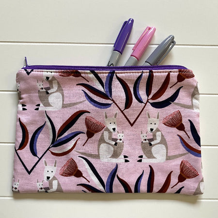 Kangaroos pencil case