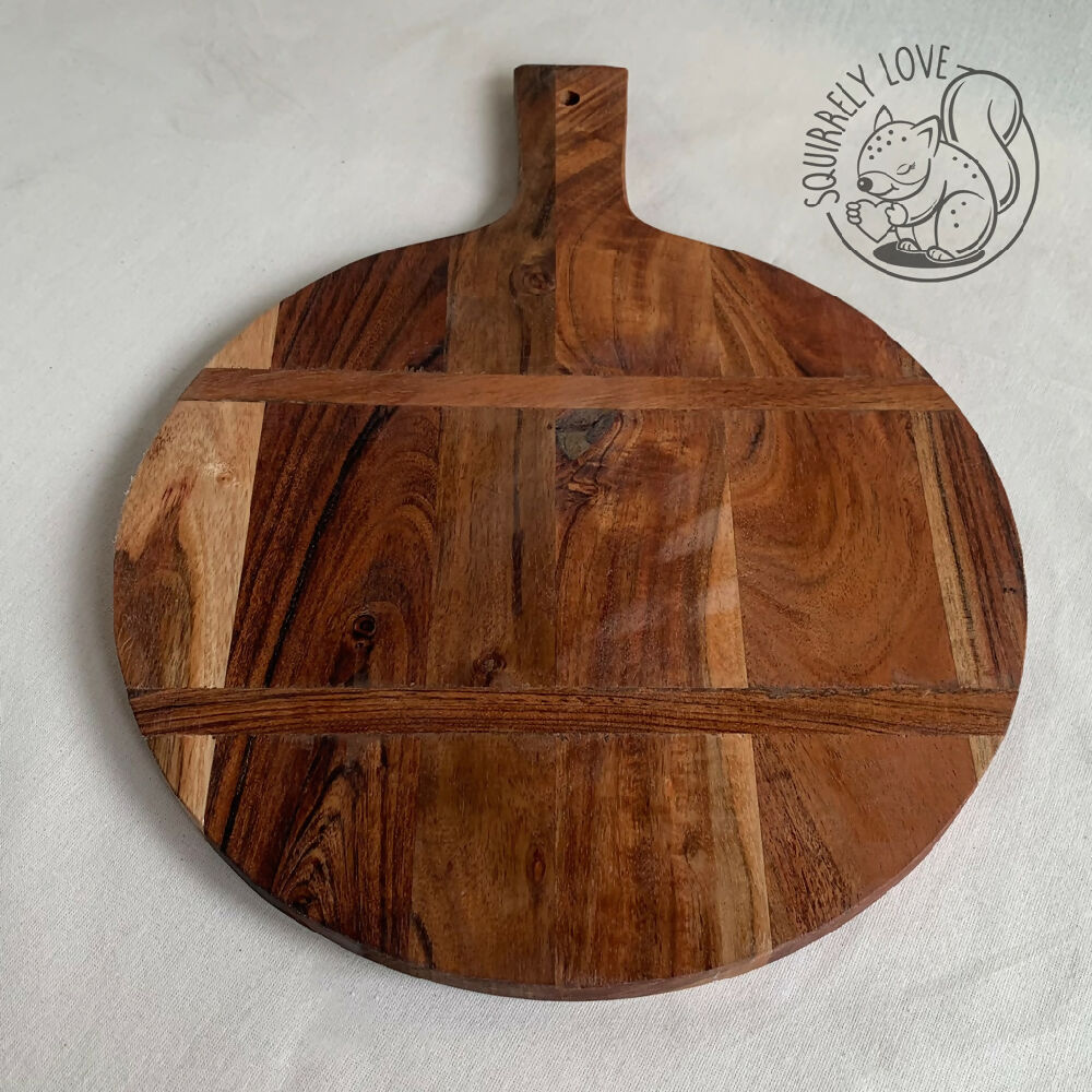 Personalised monogrammed engraved serving board