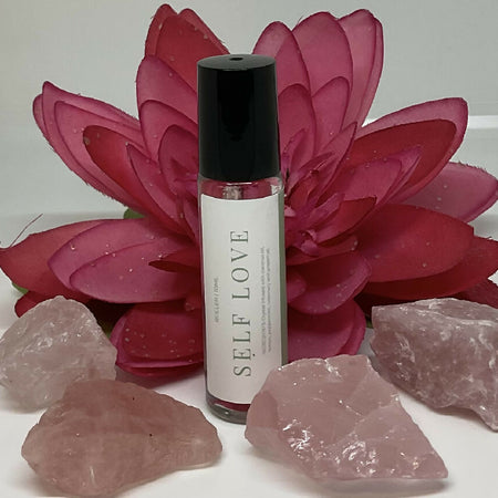 Self Love Roller crystal infused with Rose Quartz 10ml