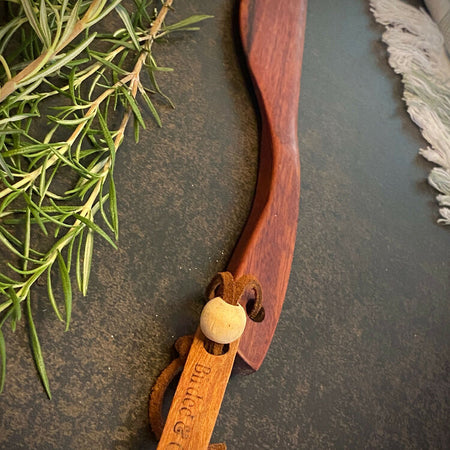 Handmade Wooden pate, jam, butter Knife