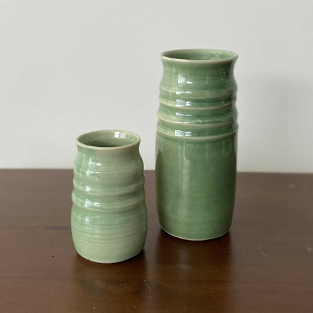 Swirl vase Green