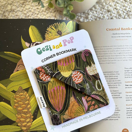 Corner Bookmark - Bush Banksia