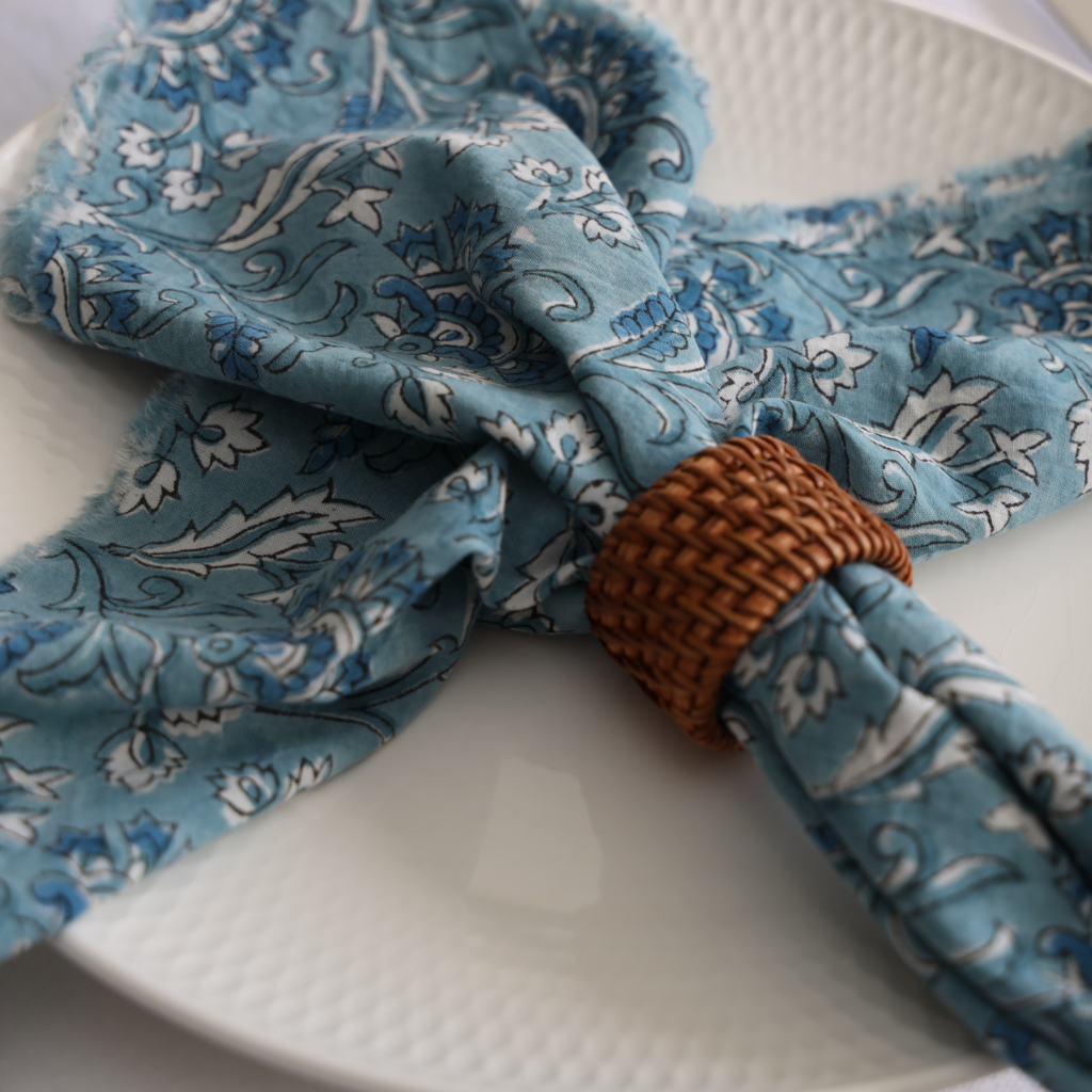Pair of Napkins - Dusty Blue
