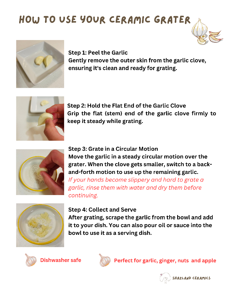 How to use your garlic grater (2)