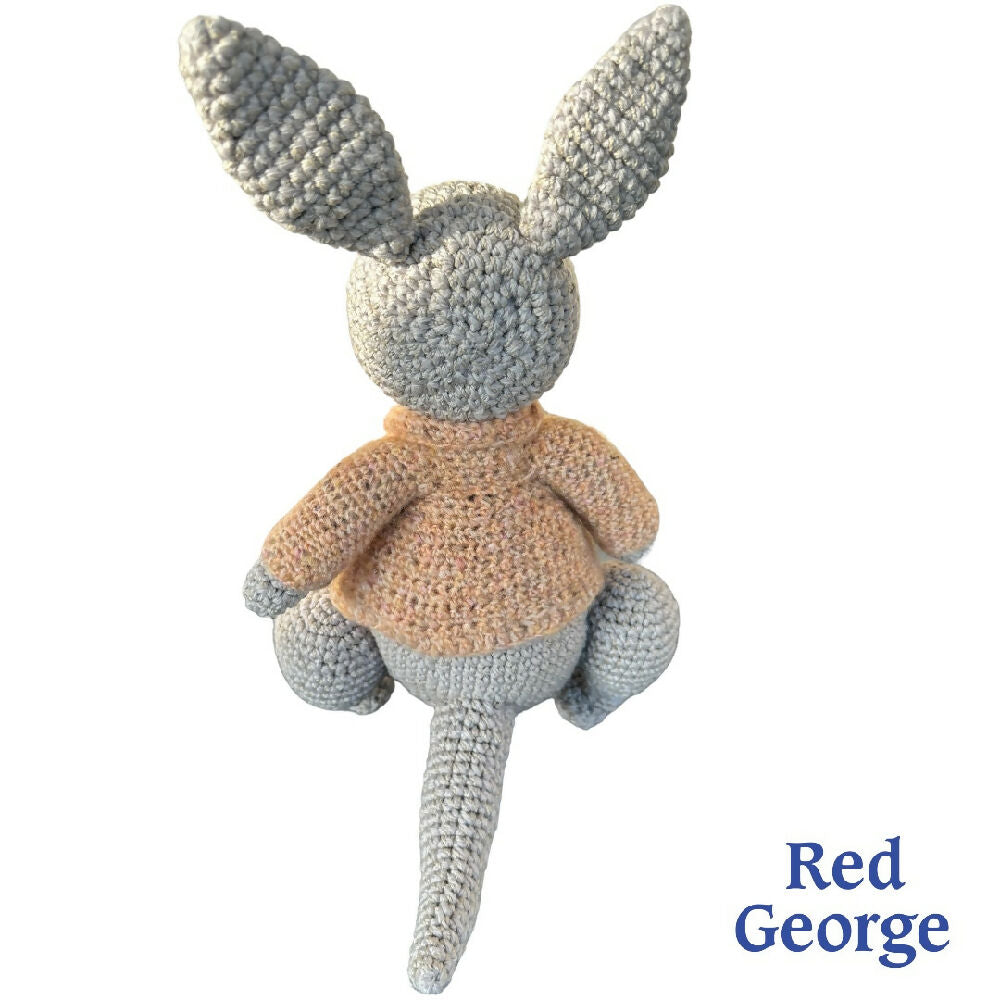 Kangaroo & Joey - crochet toy