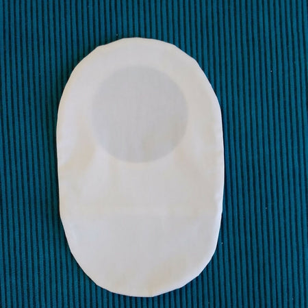 STOMA BAG COVER LARGE WHITE Suitable for Ileostomy, Colostomy, Urostomy