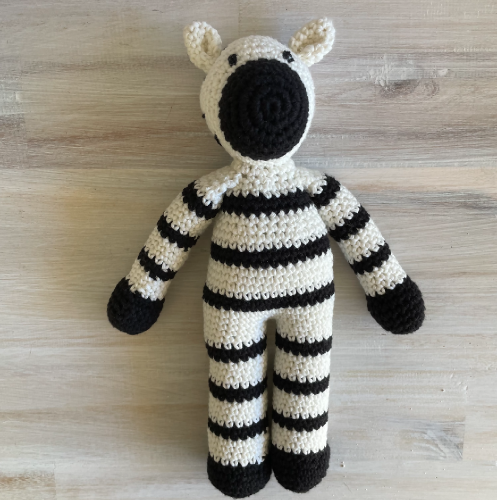 Zoe the Zebra | Handmade Crochet Toy