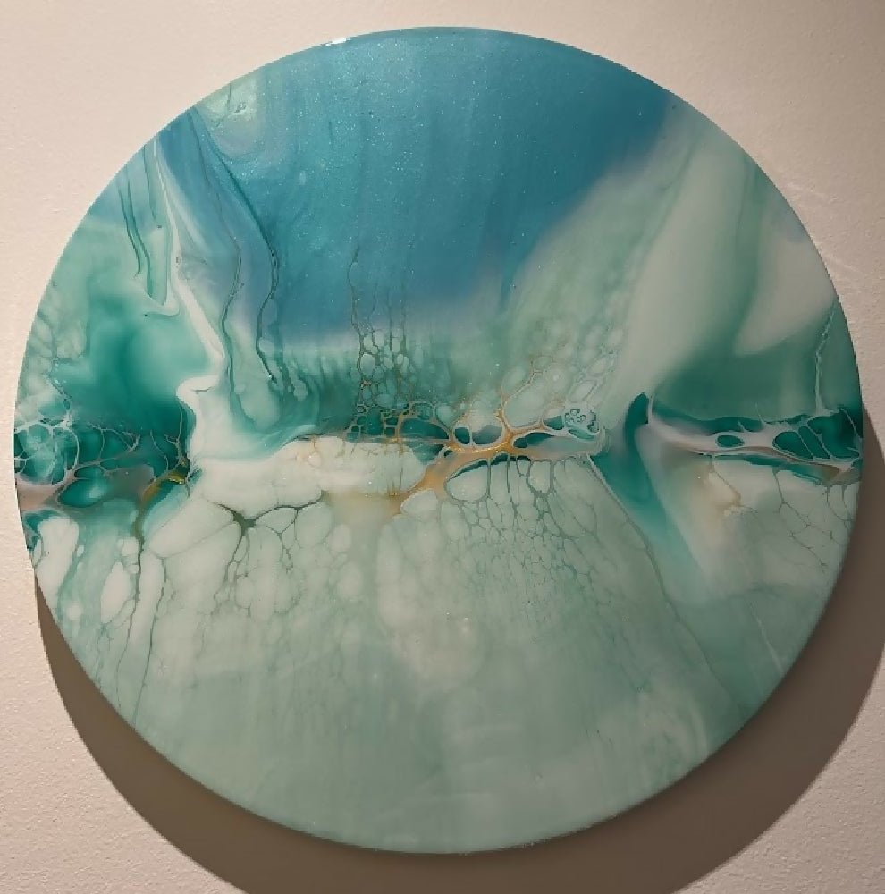 30cm aqua sea serving platter