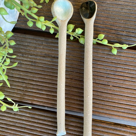 Ceramic Spoons/Rustic/ Handmade Pottery