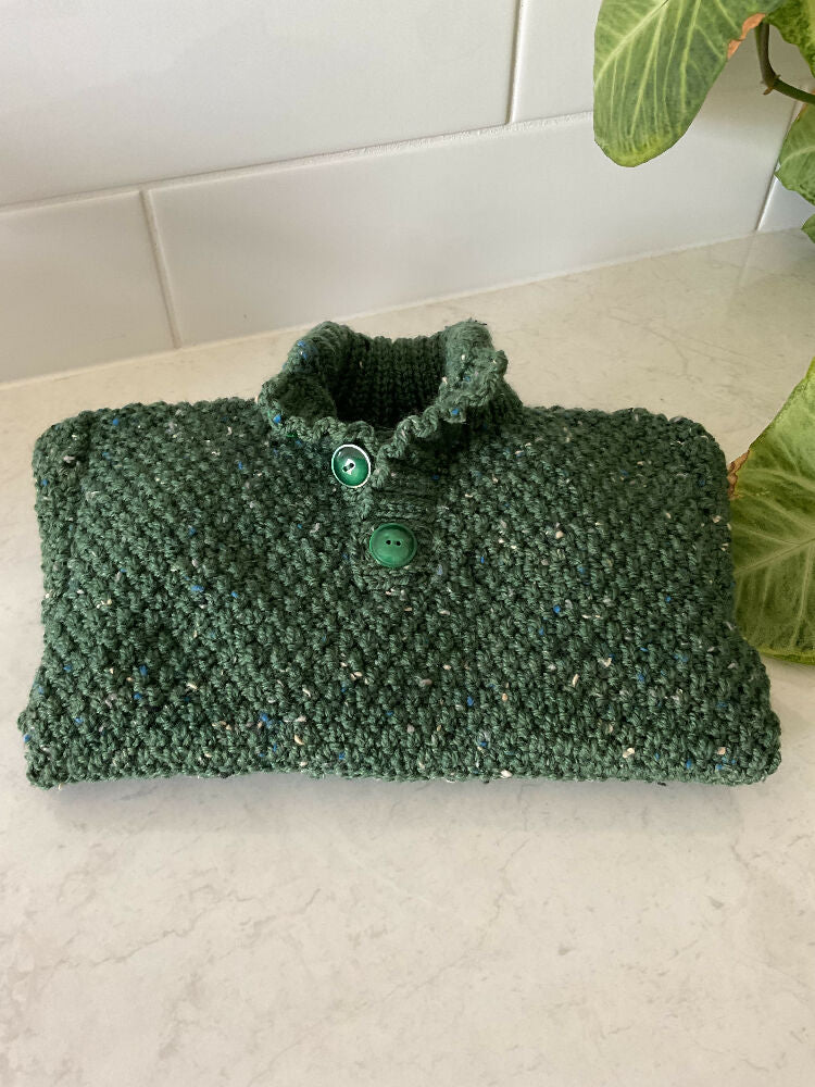 Jumper, Green, Size 2-3years