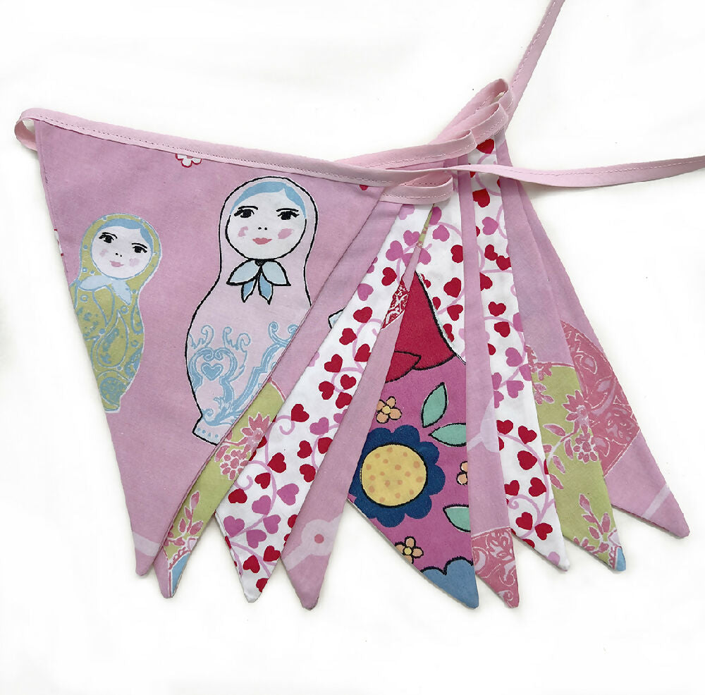 russian doll bunting 9 flags 1d