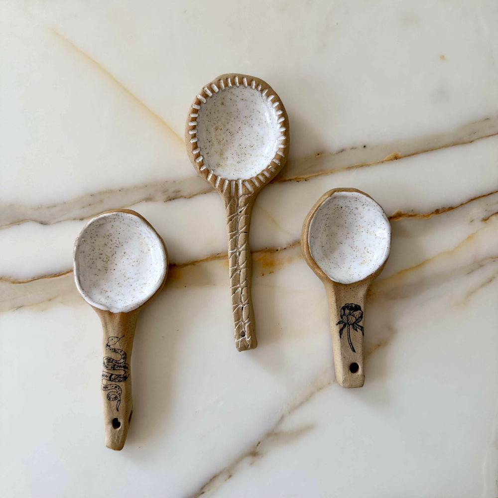 Australian-Ceramic-Pottery-Artist-Ana-Ceramica-Home-Decor-Kitchen-and-Dining-Servingware--Ceramic-Serving-Spoon-Bespoke-Pottery-Rustic-Kitchenware-Ice-Cream-Scooper