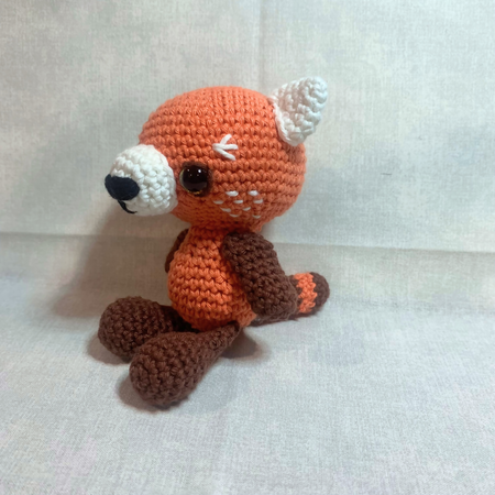 Crochet Red Panda Toy