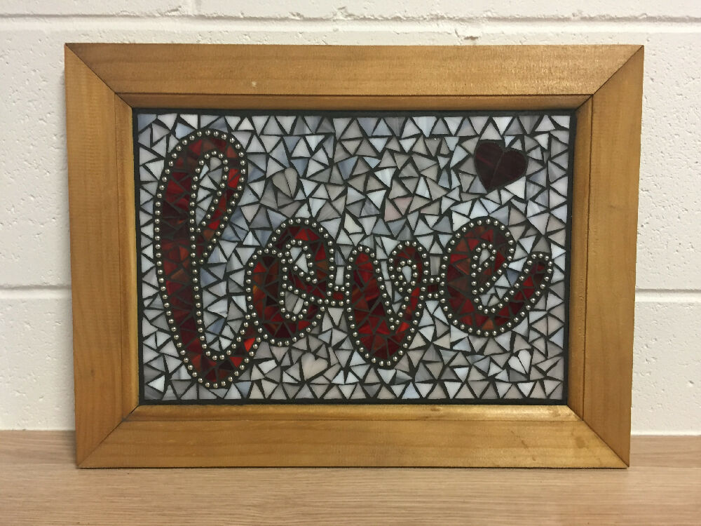 Framed 'love'