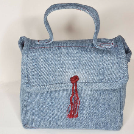 Mini Denim Clutch Handbag