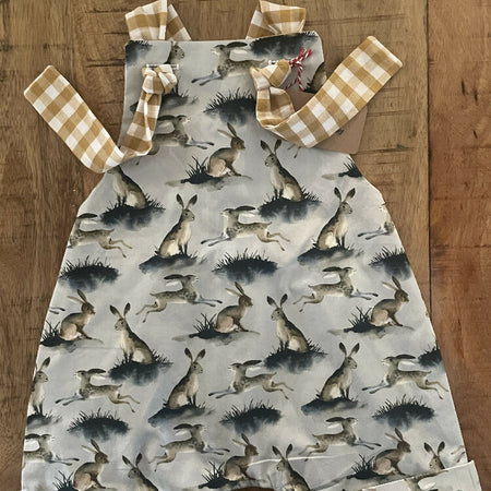 Brown Bunny Overalls/Rompers