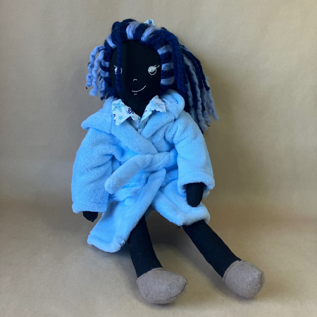 Ava Sleep Tight| Handmade Cloth doll with wild hair| 53cm | 21 inches