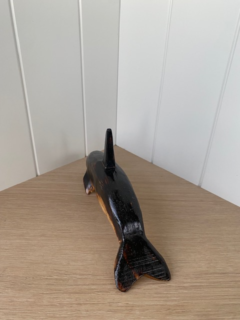 Hand Carved Orca Sculpture