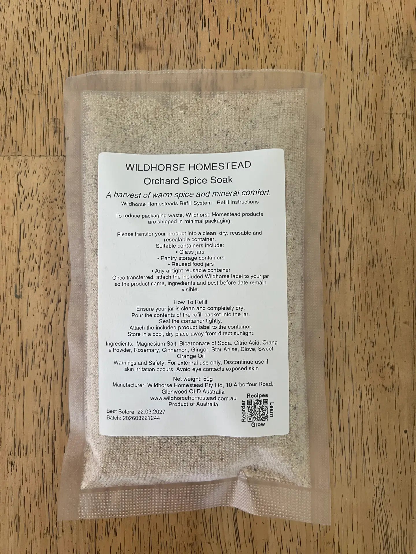 Orchard Spice Soak