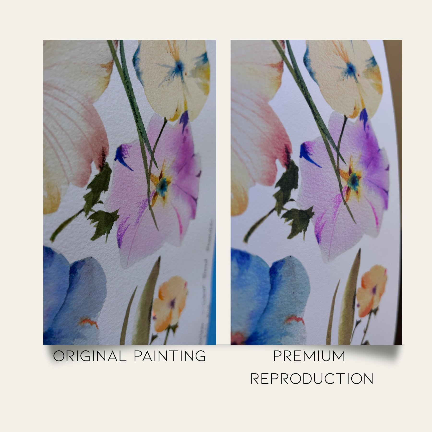"Solstice Bloom" | Archival Botanical Wall Art With Sentiment | Original Floral Watercolour Painting | A5 Print