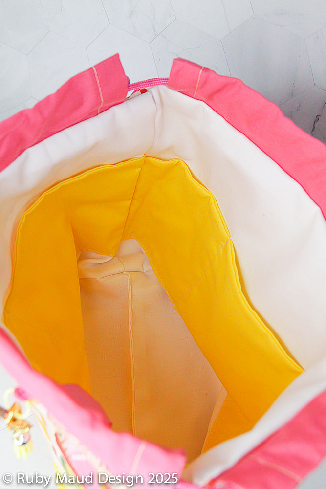 Large Knitting Project Bag -Oz Sunshine