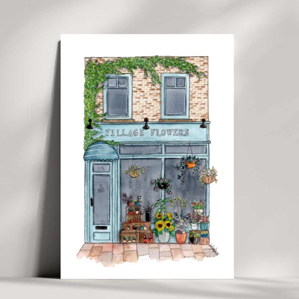 the storefront series - village flowers