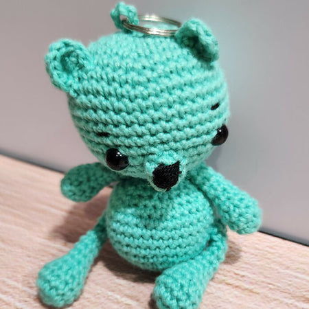 Crochet Amigurumi teddy (15cm(H) )