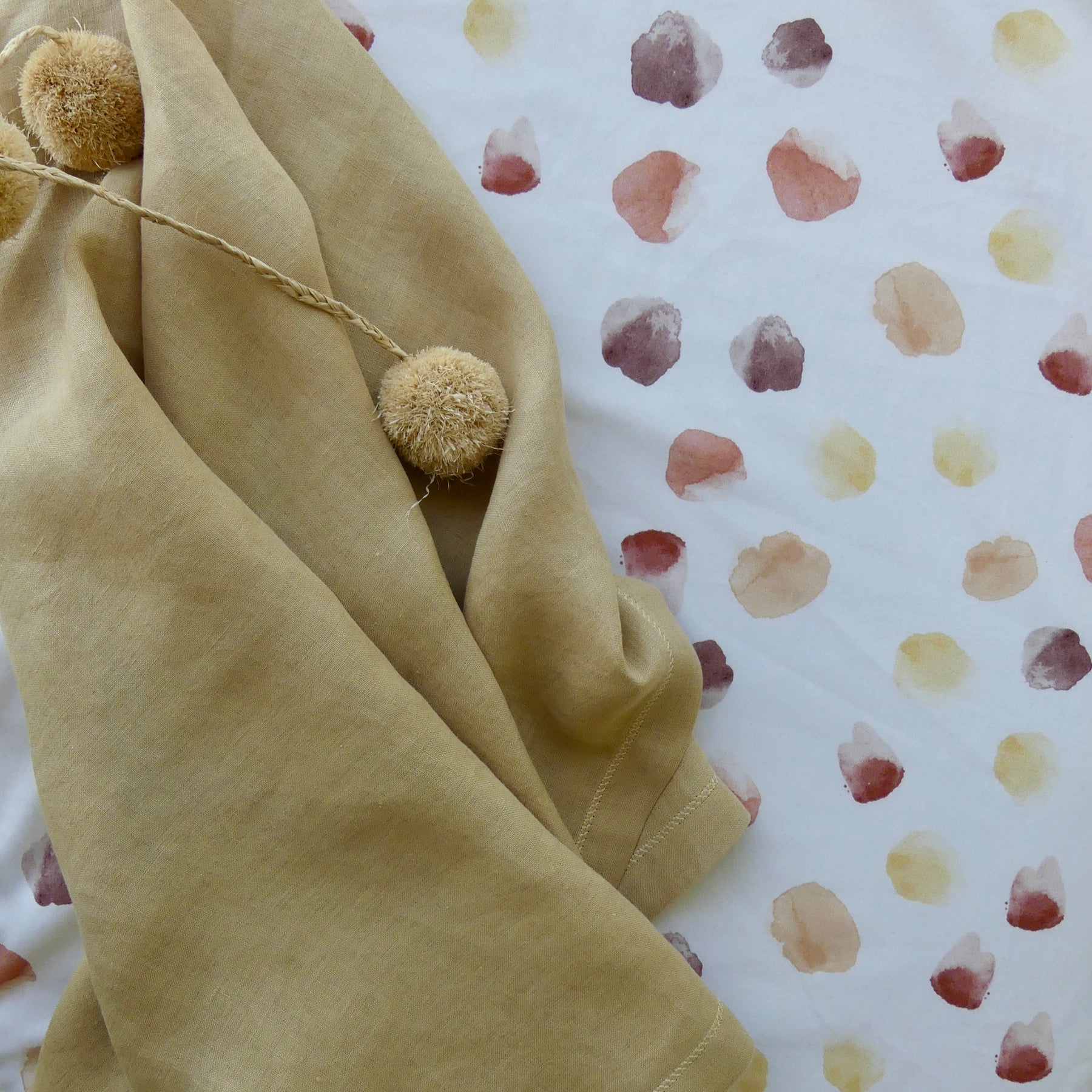 'BABY SWADDLES - HEMP & HAND DYED'