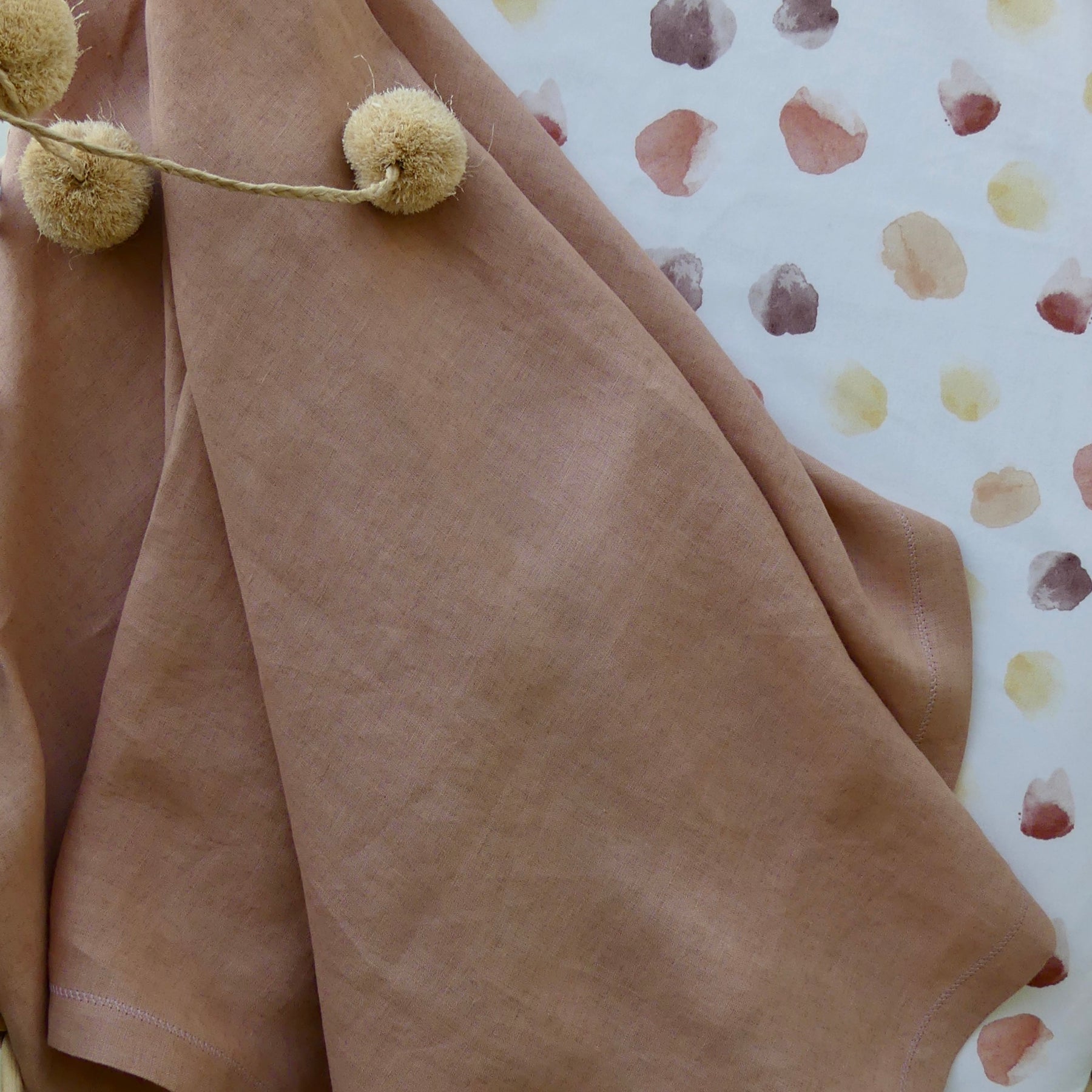 'BABY SWADDLES - HEMP & HAND DYED'