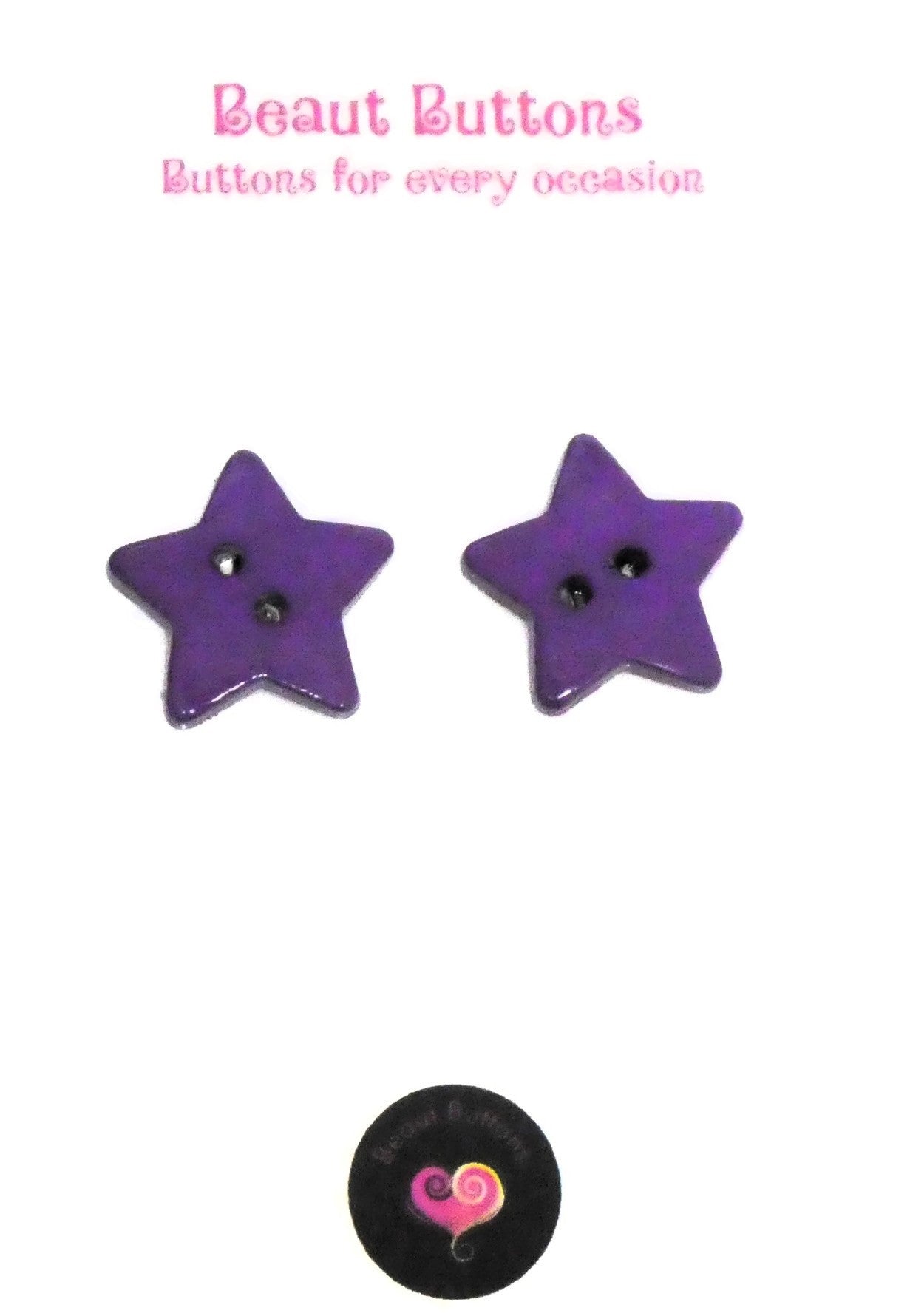 Button necklace and earrings - Shape Fun