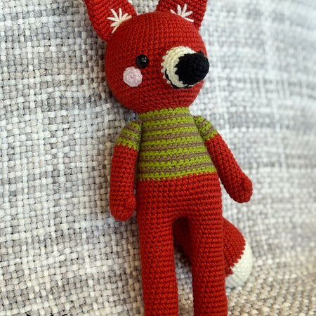Lucas Red Fox Crochet Plushie