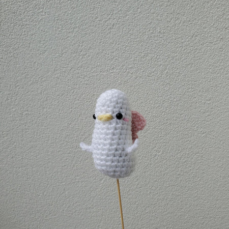 Crochet fairy goose bean