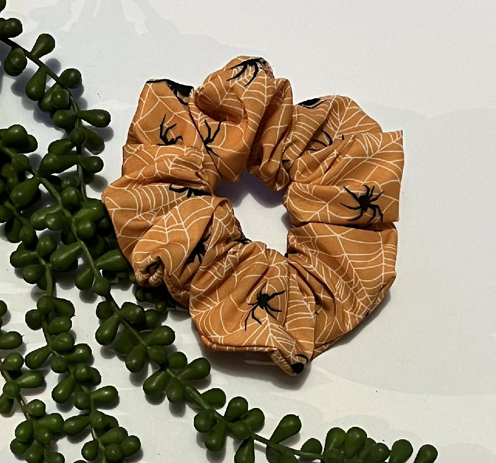 Handmade Halloween Scrunchies | pack of 6 | Spooky and Stylish