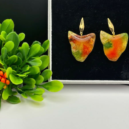 Autumn Glow Tasmania Earrings Made From Tasmania