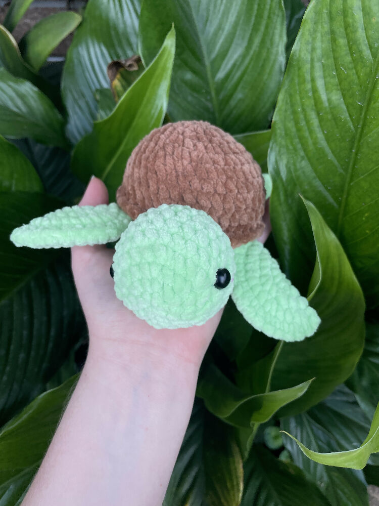 Turtle - Cute Crocheted Soft and Fluffy Amigurumi Plushie