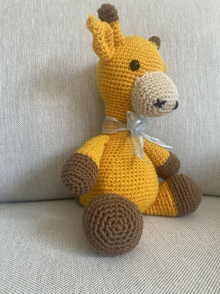 Stanley the Giraffe - crocheted toy