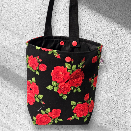 Car Tidy Bag - Red Roses