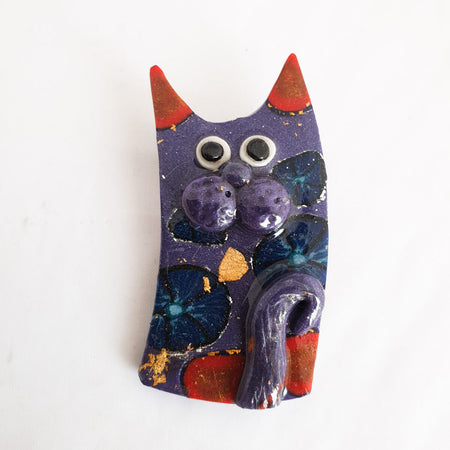Novelty Whimsical Cat Brooch