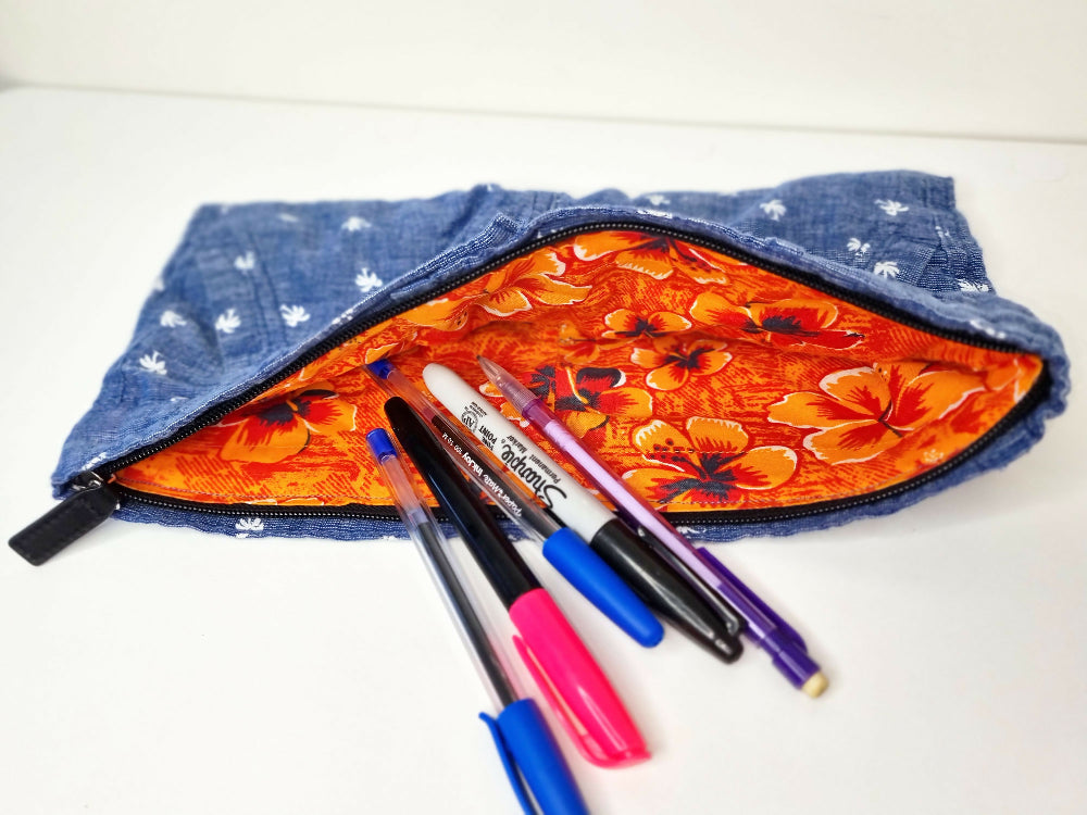 Tropical Pencil Case, Make-up Bag, Pouch - FREE SHIPPING!
